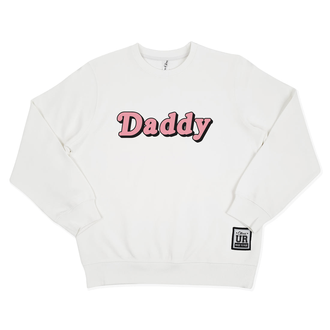 Daddy White Crew Sweater